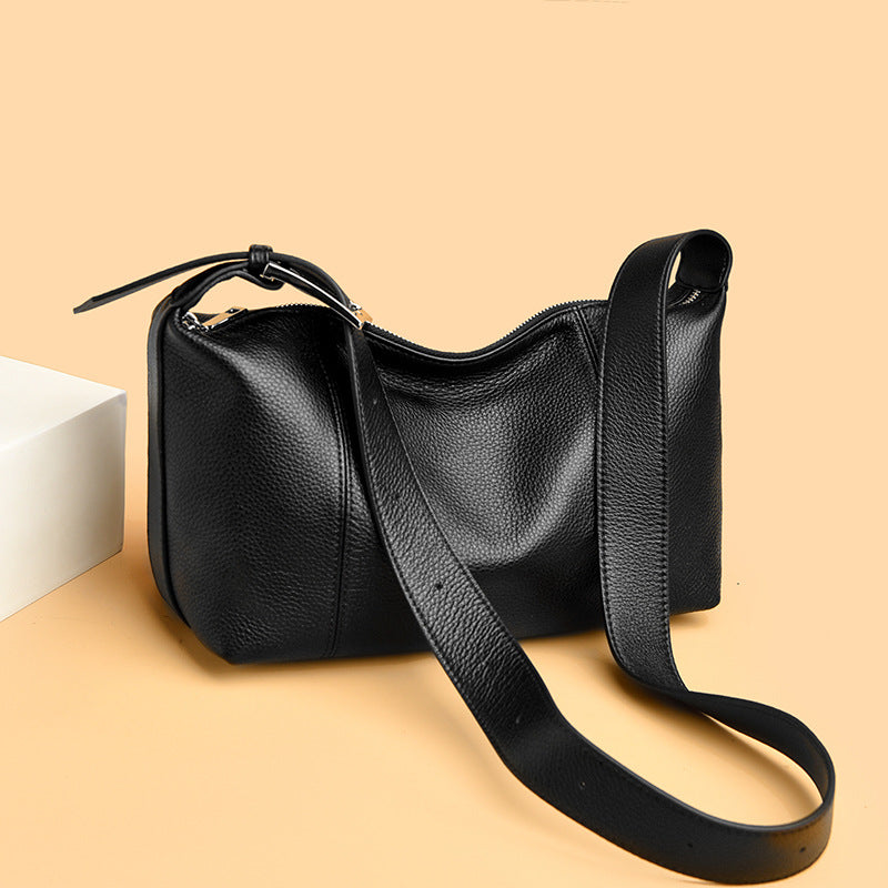 Premium Leather Hobo Shoulder Bag
